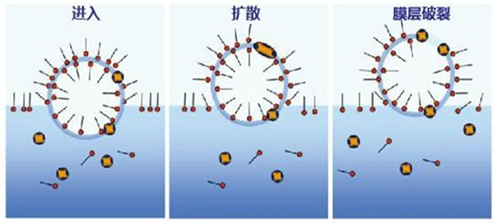 （圖：工業(yè)消泡劑除泡原理）